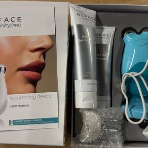 NuFace Trinity PRO Facial Toning Device - Aqua Blue